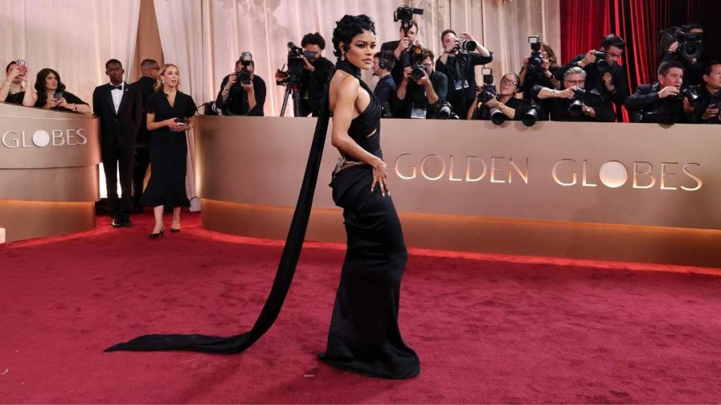 Teyana Taylor Gives Crystal Thong a Nod During Emotional Golden Globes Speech