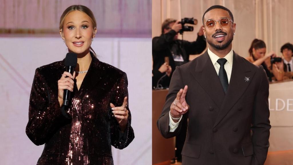 Nikki Glaser Cracks NSFW Joke About Michael B. Jordan at Golden Globes