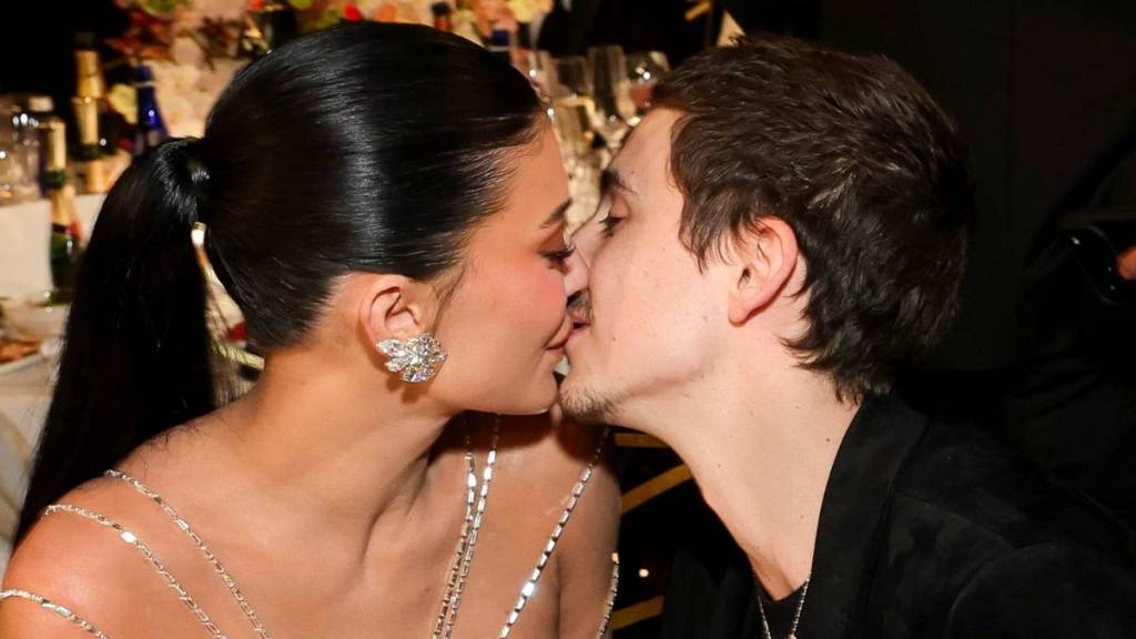 Kylie Jenner & Timothee Chalamet Caught Sharing Steamy Kiss at Golden Globes
