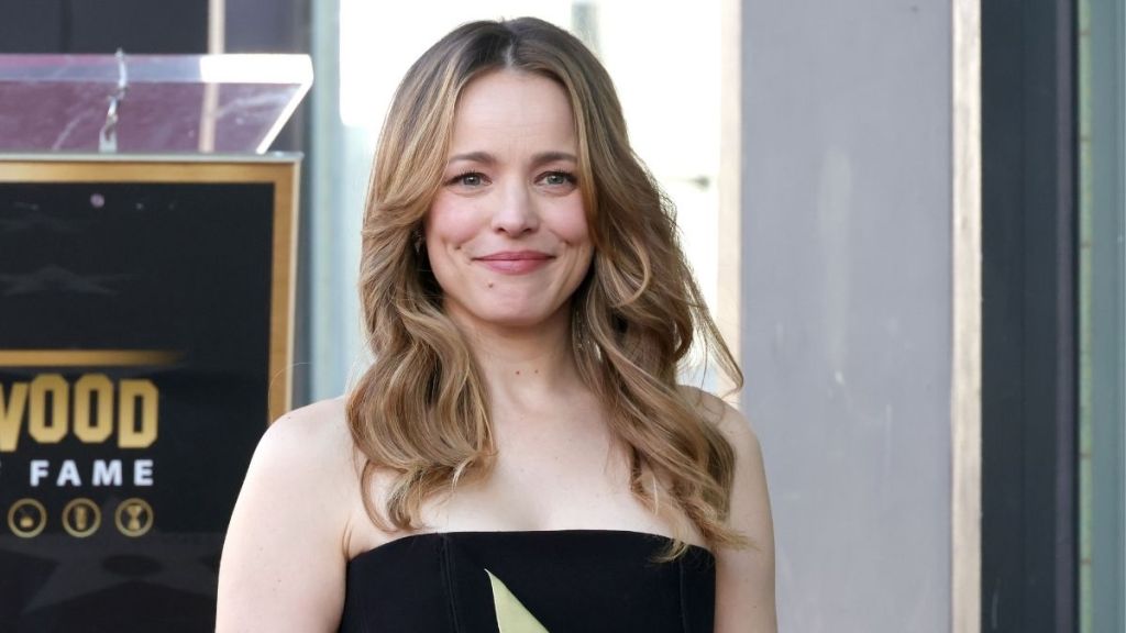 Rachel McAdams Stuns in Burc Akyol Strapless Top for Walk of Fame Ceremony