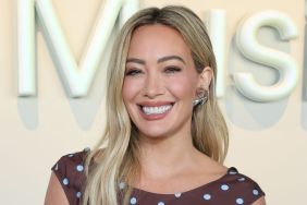 Hilary Duff Makes a Statement in Corset-Style Top