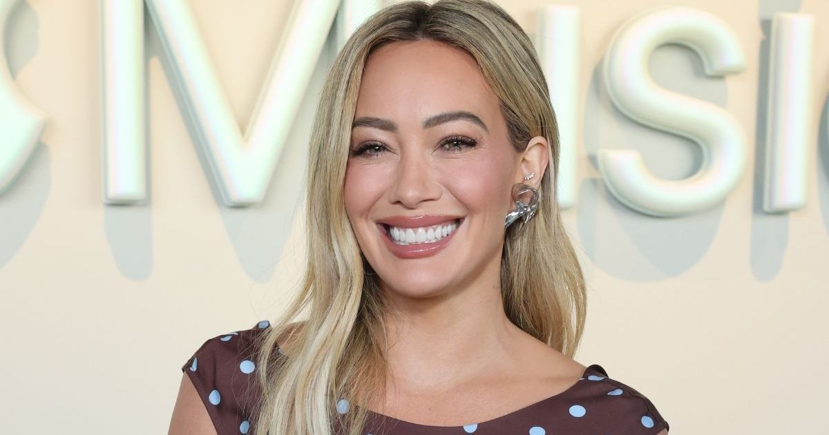 Hilary Duff Makes a Statement in Corset-Style Top