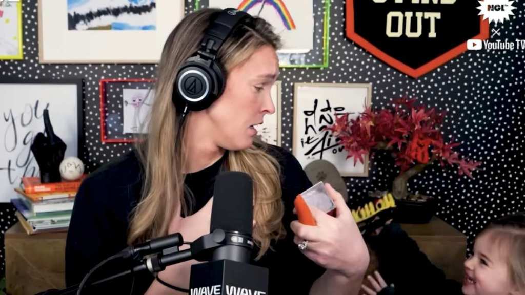 Kylie Kelce's Toddler Makes Podcast Nothing but Chaotic in Funny Video