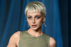 Emma Chamberlain Stuns in Ludovic de Saint Sernin Miniskirt & Sheer Top