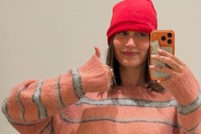 Hailey Bieber Poses in Knickers & Crop Top in New Selfie
