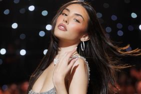 Madison Beer Adds Lacy Garter to Polka Dot Minidress