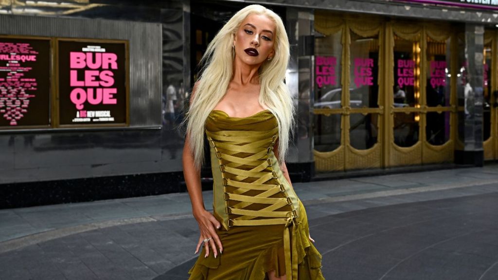 Christina Aguilera Swaps Tiny Minidress for Matching Bodysuit in Paris