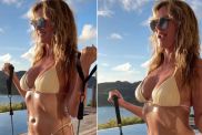 Heidi Klum Ditches Her Top Again in Bikini Photos