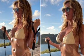 Heidi Klum Ditches Her Top Again in Bikini Photos