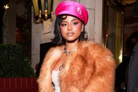 Tyla Adds Valentino’s Rockstud Heels to Bold Crop Top Look in Paris