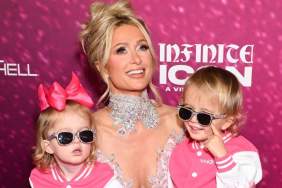 Paris Hilton & Kids Have a Twinning Moment at 'Infinite Icon' Premiere