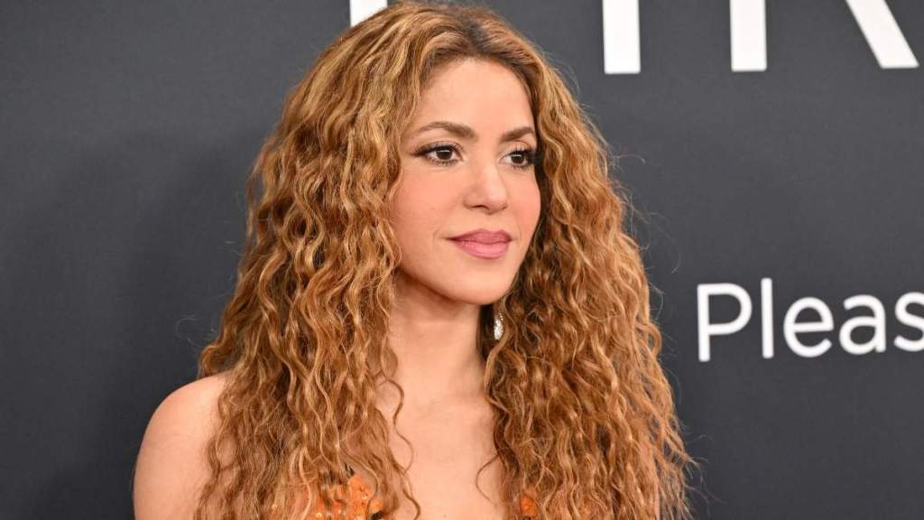 Shakira Flaunts Legs in Sheer Dress With Daring Slit