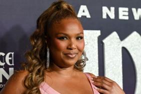 Lizzo Attends Boyfriend’s Exhibit in Eye-Catching Glitter Minidress