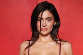 Kylie Jenner's Glossy Accessory Completes Super Bold Vinyl Dress Look