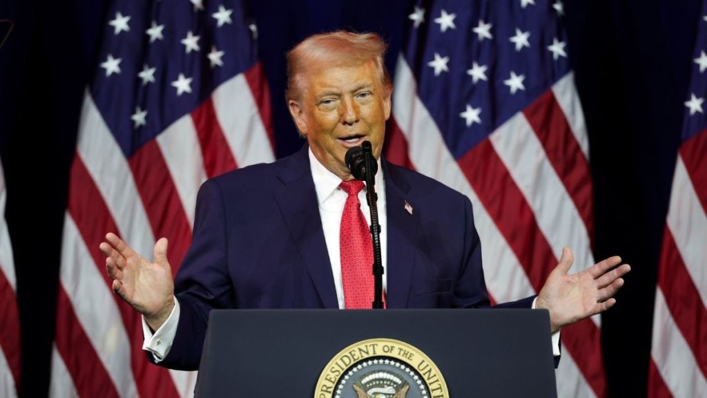 Donald Trump’s Apparent Pink Hair Transformation Goes Viral