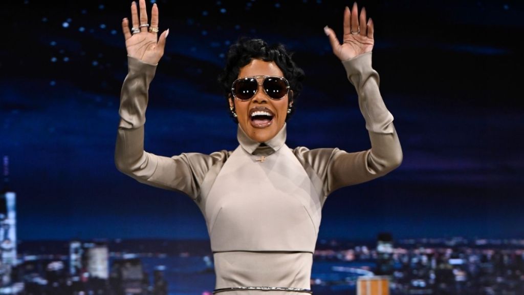 Teyana Taylor's Structured Mugler Dress Features Very Unique Accessory