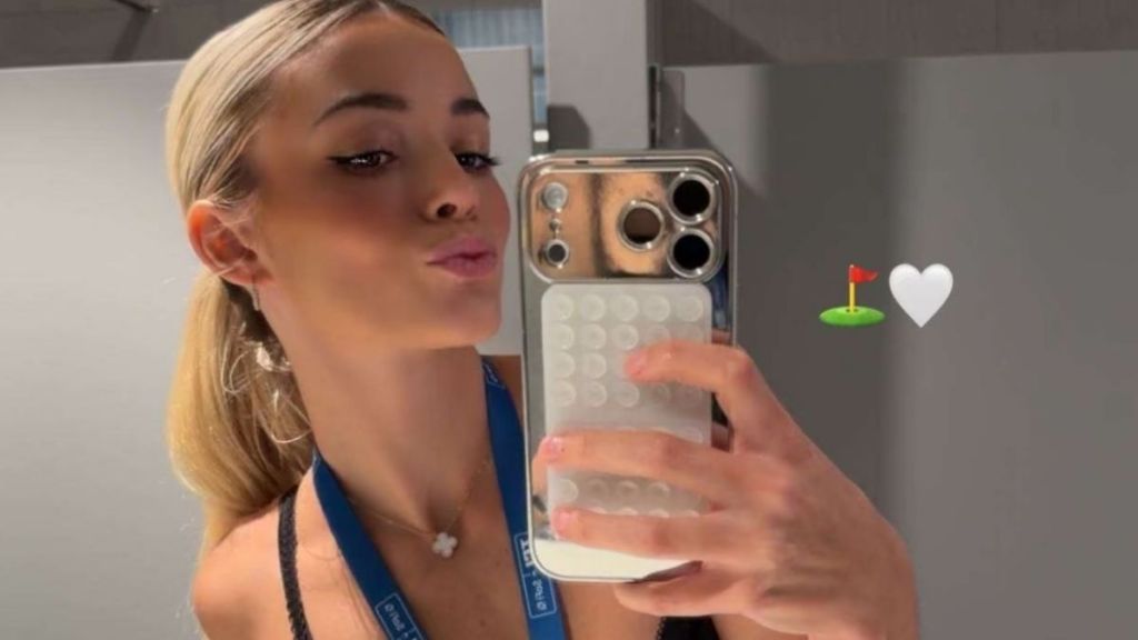 Livvy Dunne's Lacy Tank Top Look Is Hole-In-One Golf Fit