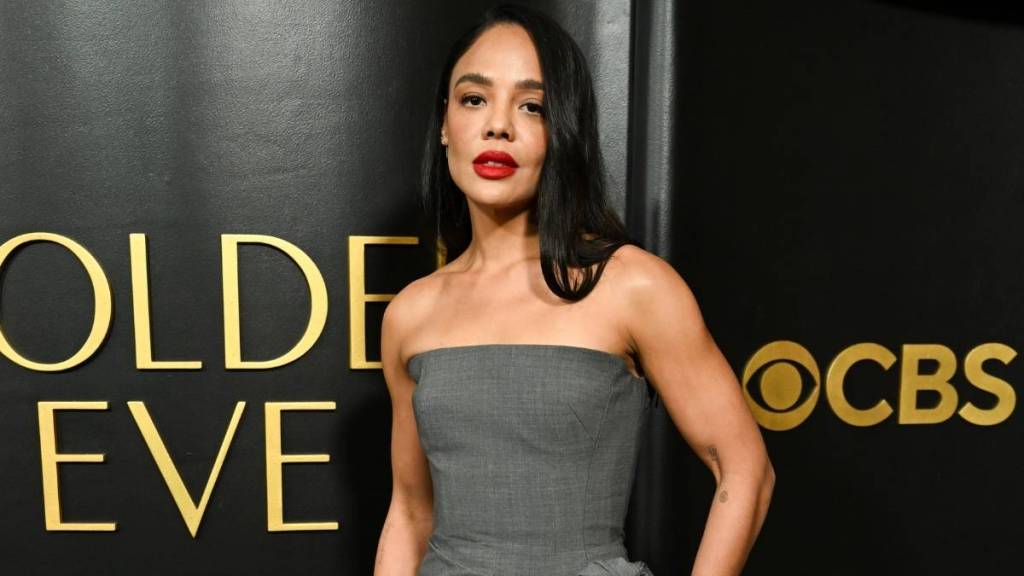 Tessa Thompson's High Slit Monse Dress Does Subtle Glamor Justice