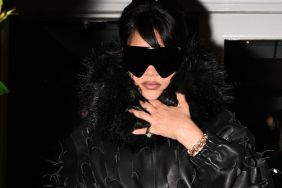 Rihanna Steps Out in Paris in Chic All-Leather Givenchy Skirt Set