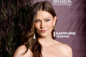 Karlie Kloss Nails Effortless Glam in Off-Shoulder Bodysuit