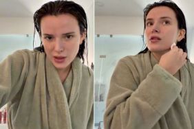 Bella Thorne Wears Nothing but a Robe in GRWM Video