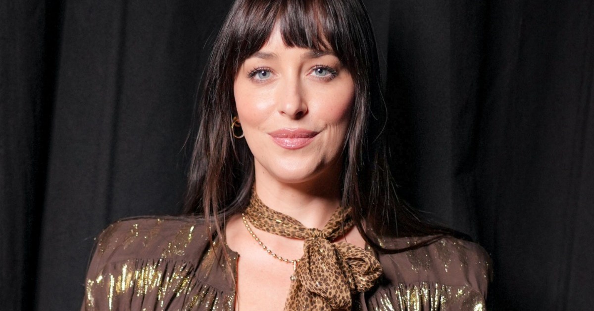 Dakota Johnson Chooses Bold Sheer Lace Shorts for Paris Fashion Week