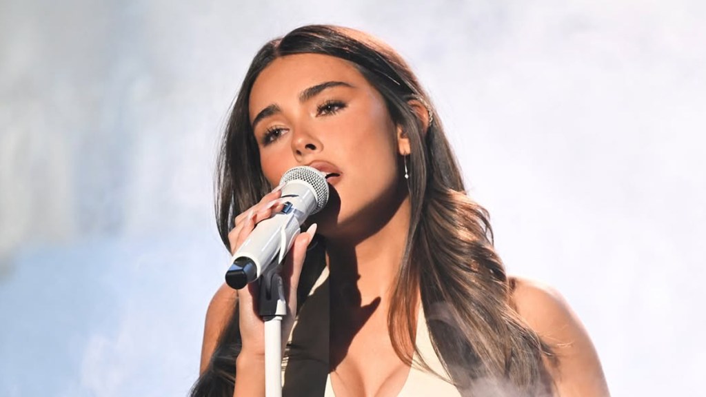 Madison Beer Comes in Hot With Thigh Slit Dress