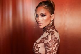 Jennifer Lopez’s Lacy Dress Is Sheer & Stunning as She Skips Grammys