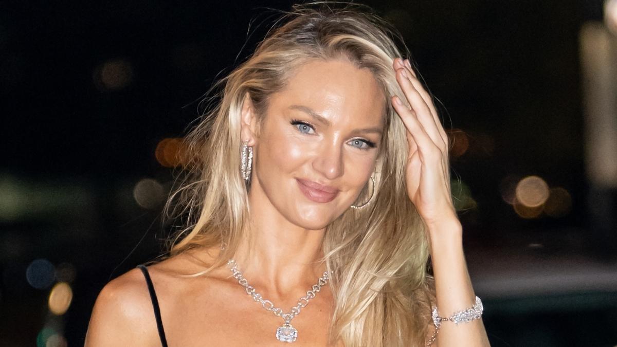 Candice Swanepoel in pistachio foil Tropic of C bikini Havana Heat campaign 2026