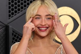 Sabrina Carpenter Brings the Heat in Mini Dress for Sweet Tooth