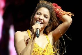 Shakira Keeps It Bold in Cut-Out Mini Dress in El Salvador