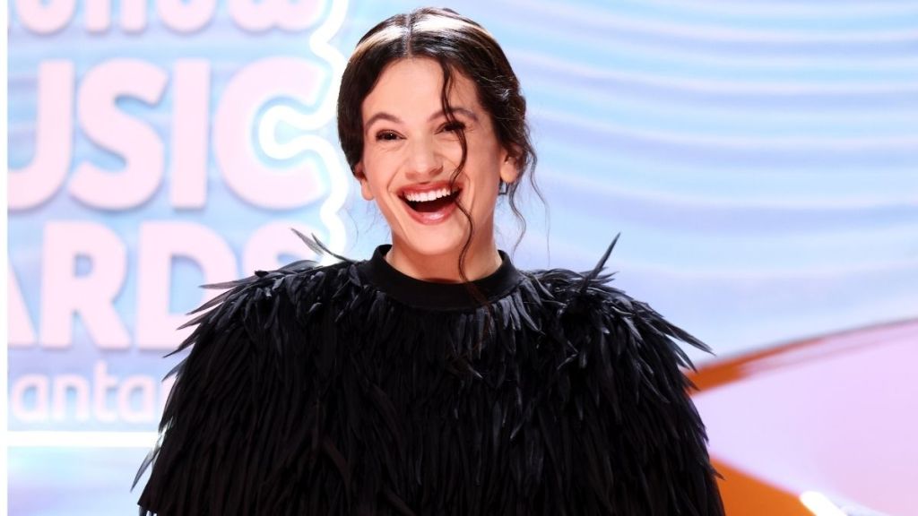 Rosalia Models Ribbon Belt as Top for New Look Amid World Tour