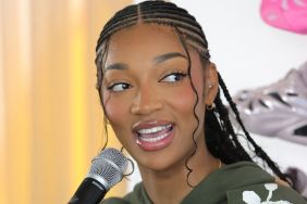 Angel Reese Takes on Miami in Roberto Cavalli Micro Miniskirt & Crop Top