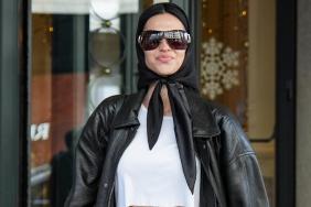 Amelia Gray's Gucci Scarf & Sunglasses Complete Micro Crop Top Look