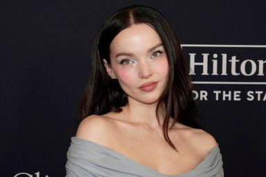 Dove Cameron Debuts a Sheer Look for the Grammys