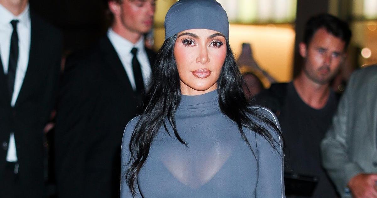 Kim Kardashian Wears NikeSkims Belts as Top for Complex Shoot