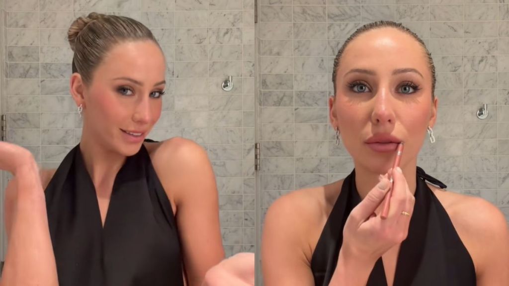 Alix Earle’s Fully Backless Dress Literally Hangs From Her Neck for YSL