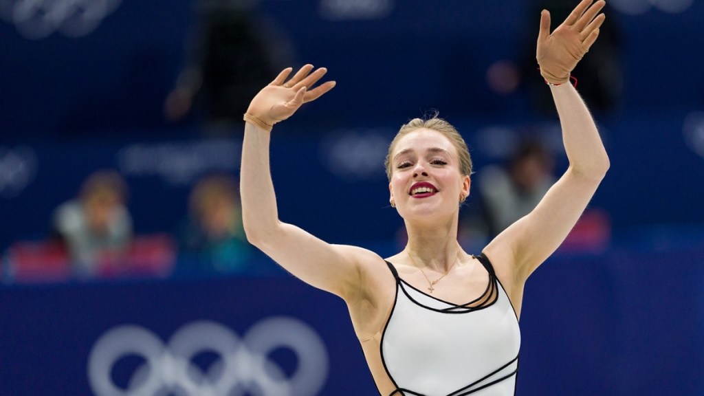 Anastasiia Gubanova Debuts a High-Slit, Cut-Out Skate Outfit