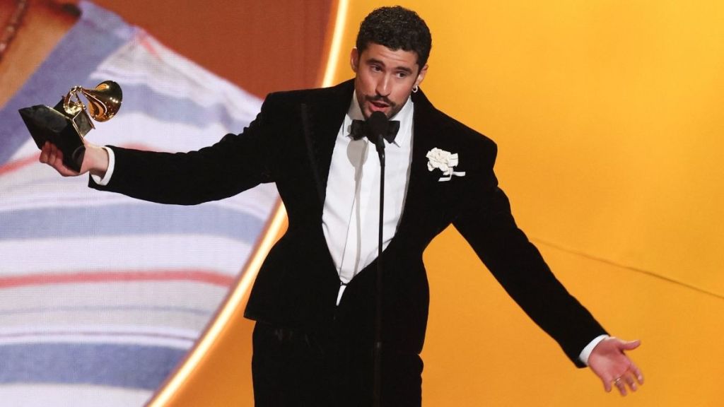 Bad Bunny Turns Into a Meme After His Grammys Reaction Goes Viral