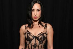 Demi Lovato Arrives in Corset Style at Grammys After-Party