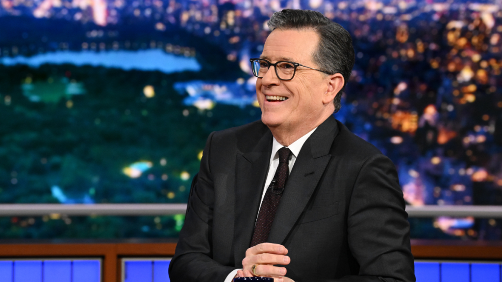 Stephen Colbert Jokes About Elon Musk's Appearance in Epstein Files