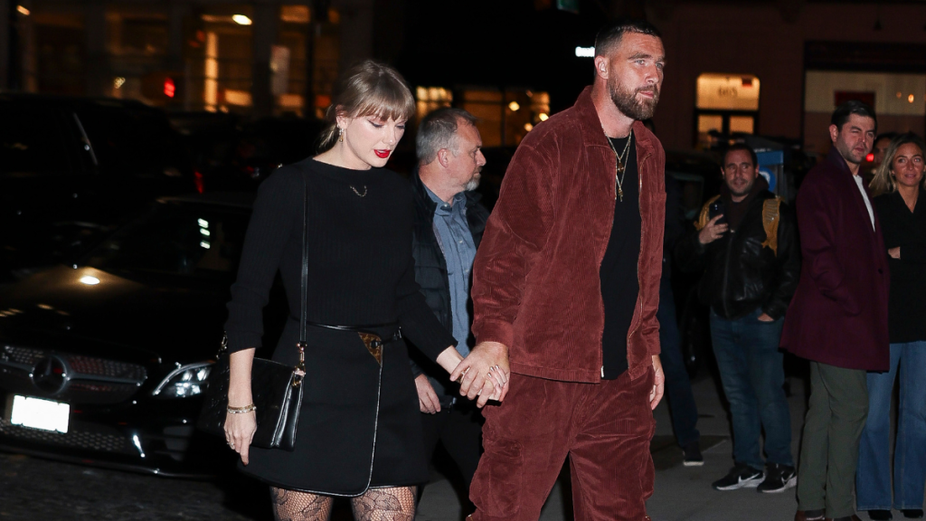 This Epic Taylor Swift Mashup Gets Travis Kelce Completely Fired Up