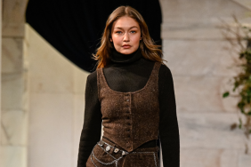 Gigi Hadid's Ralph Lauren Vest & Skirt Look Commands Runway Attention