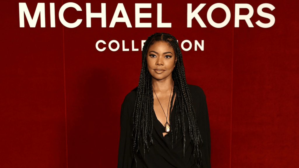 Gabrielle Union Holds Onto Peekaboo Bra Trend at Michael Kors NYFW Show