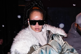 Rihanna Steps Out in Snowy NYC in Vaquera Fur-Trimmed Jacket & YSL Glasses