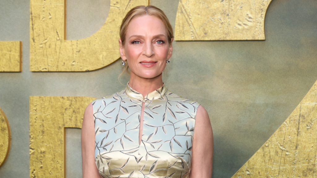 Uma Thurman Goes Chic in $4K Erdem Dress for Daughter Maya Hawke's Wedding