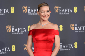 Kate Hudson Steals BAFTAs Spotlight in Bold Red Prada