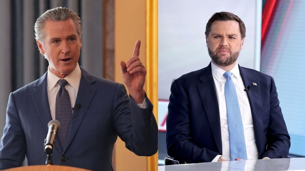Gavin Newsom Says JD Vance 'Scares' Him