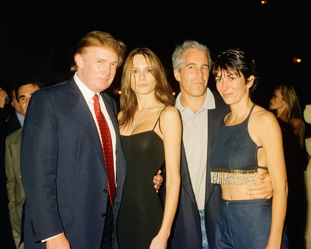 Donald Trump and BFF Jeffrey Epstein 