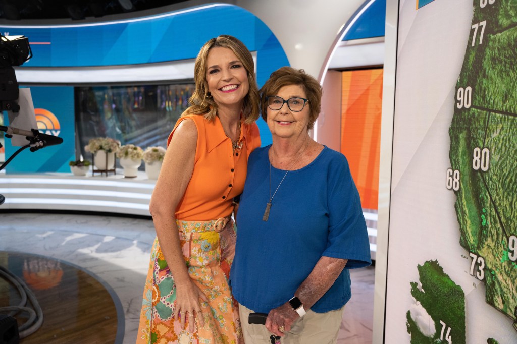 Savannah Guthrie with Nancy 